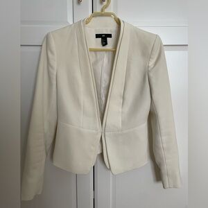 H&M off white jacket